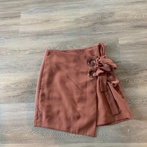 JOA Amber wrap skirt